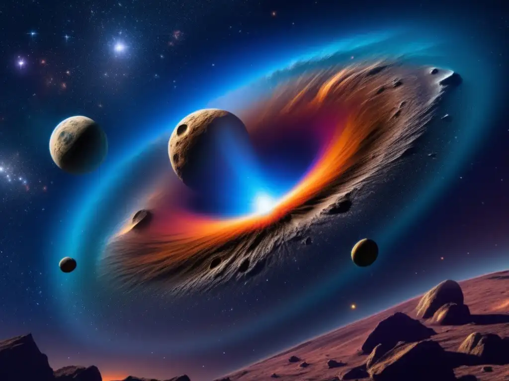 Enseñanzas de asteroides: destino y vasto universo -