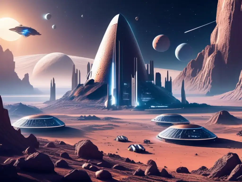 Colonización espacial con asteroides en un futuro distante