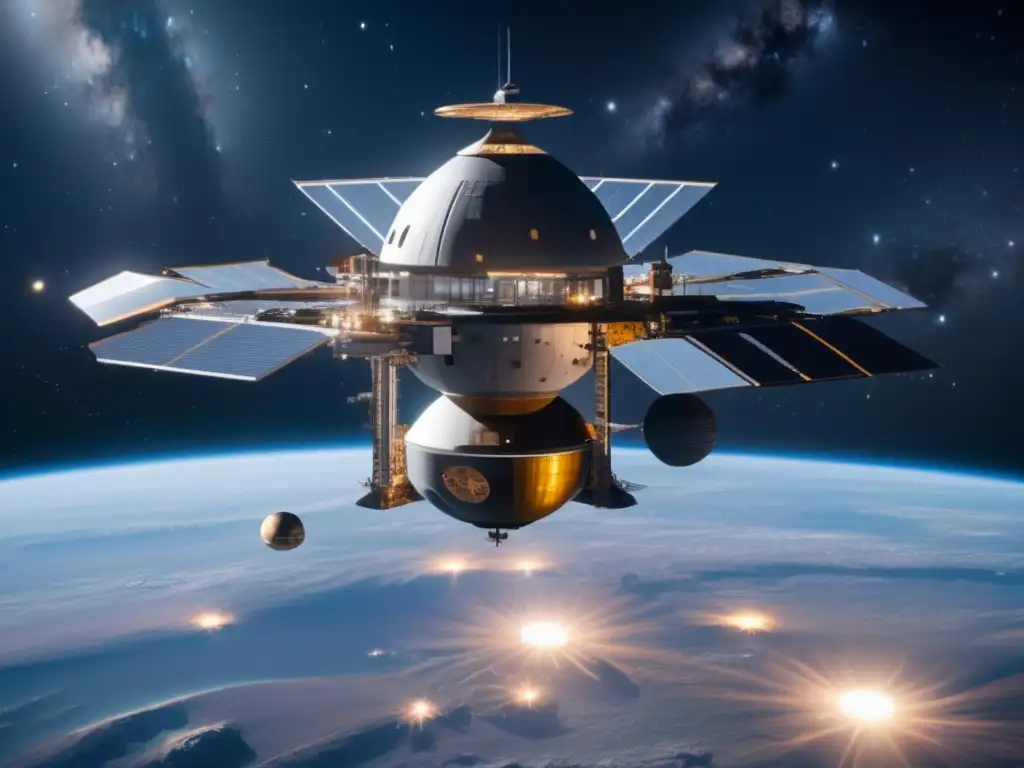 Estación espacial futurista y tecnológica: Legislación Espacial Impacto Asteroides