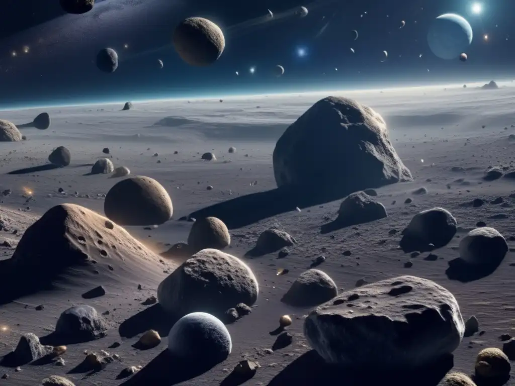 Espacio con asteroides: cooperación internacional en minería de asteroides