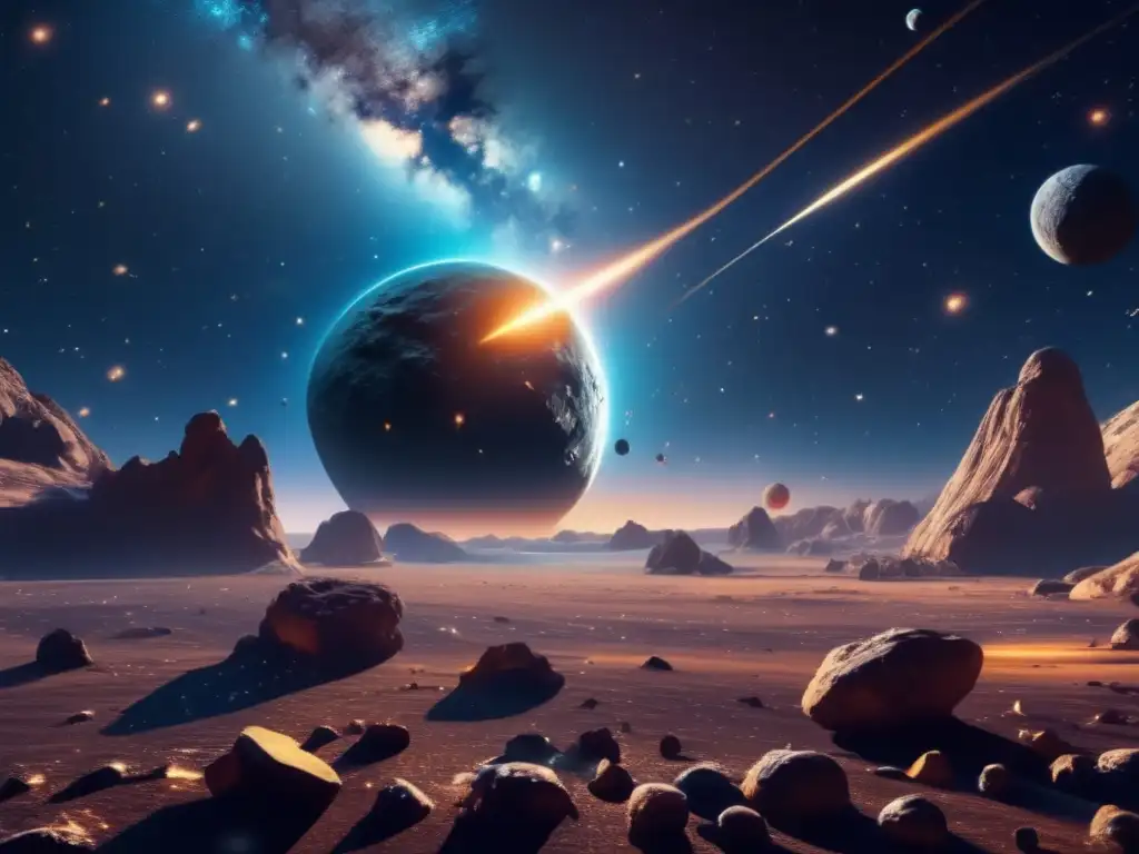 Espectacular imagen 8k muestra vastedad del espacio: asteroides y beneficios cósmicos