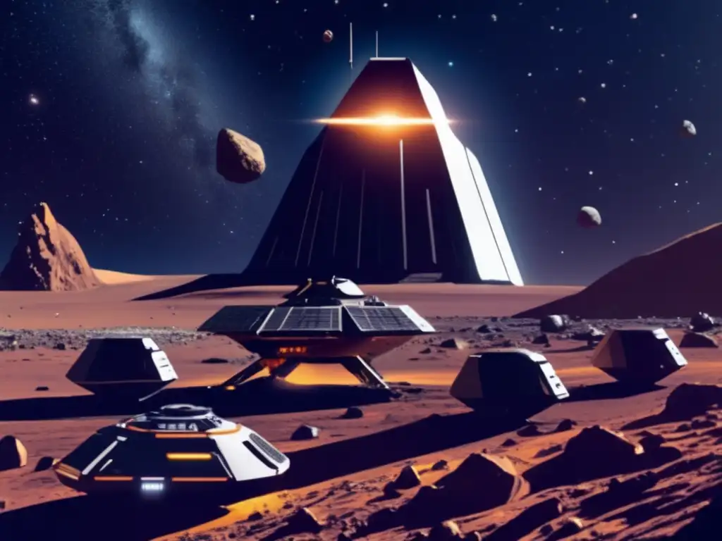 Estrategias de desvío de asteroides en operación minera espacial futurista
