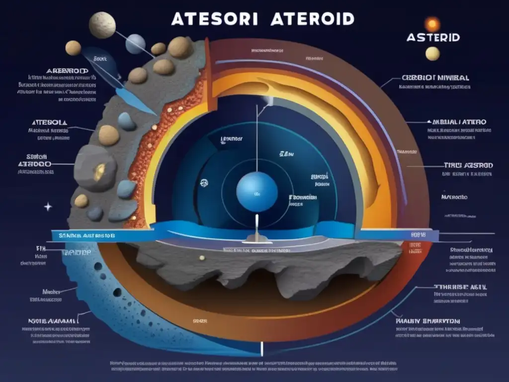 Estructura interna: formación asteroides