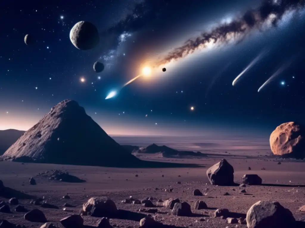 Estructuras y composiciones de asteroides y cometas: Diferencias entre asteroides y cometas