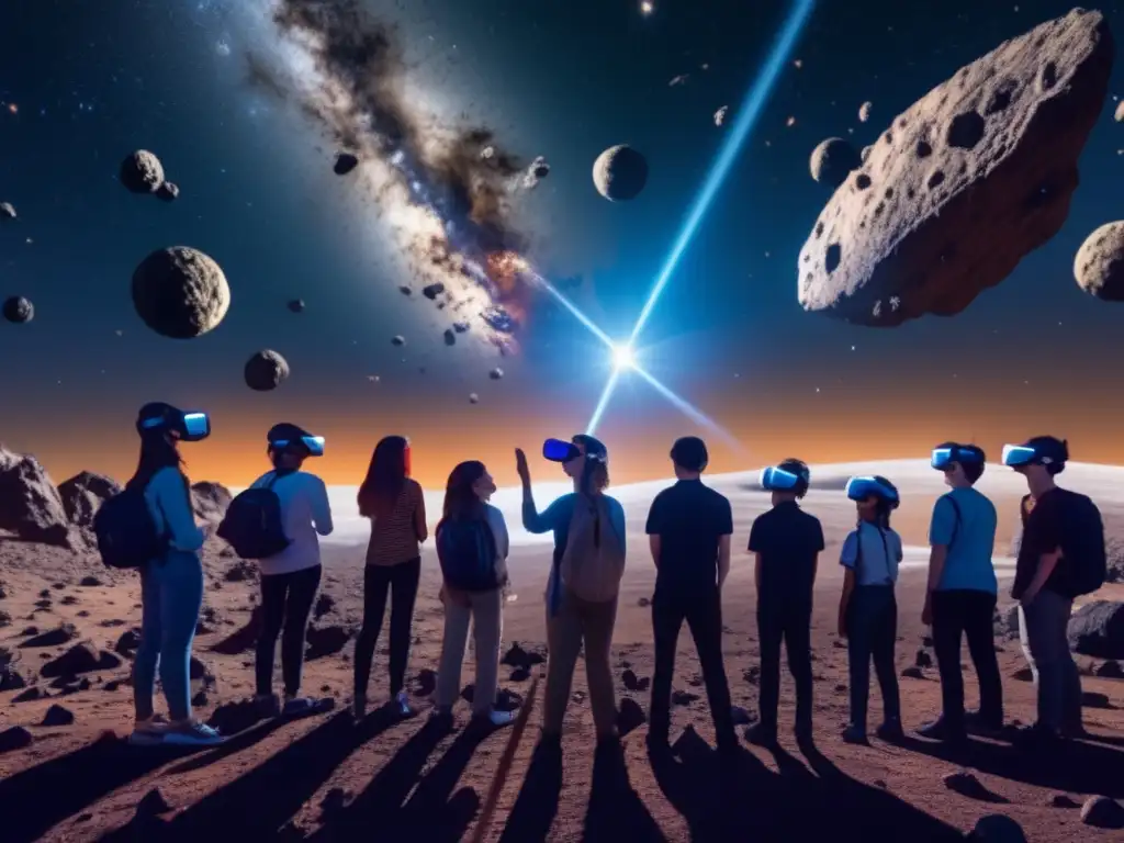 Estudiantes exploran virtualmente asteroides en clase de Astronomía: Realidad Virtual en acción