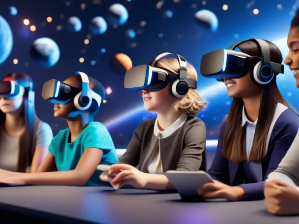 Estudiantes explorando la Realidad Virtual en Astronomía: Expertos en Asteroides en el Aula