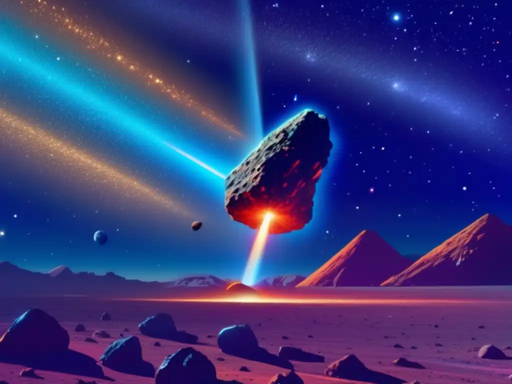 Exploración de asteroides con láser: corte y análisis espacial