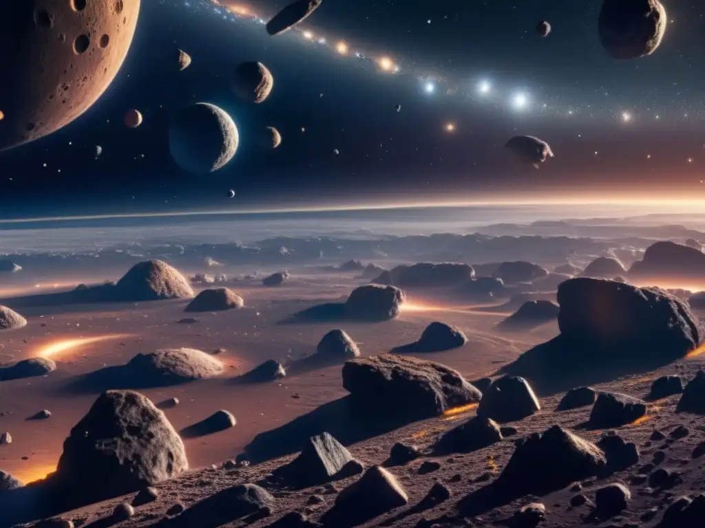 Exploración de asteroides: Beneficios y belleza en la formación y origen de la vida