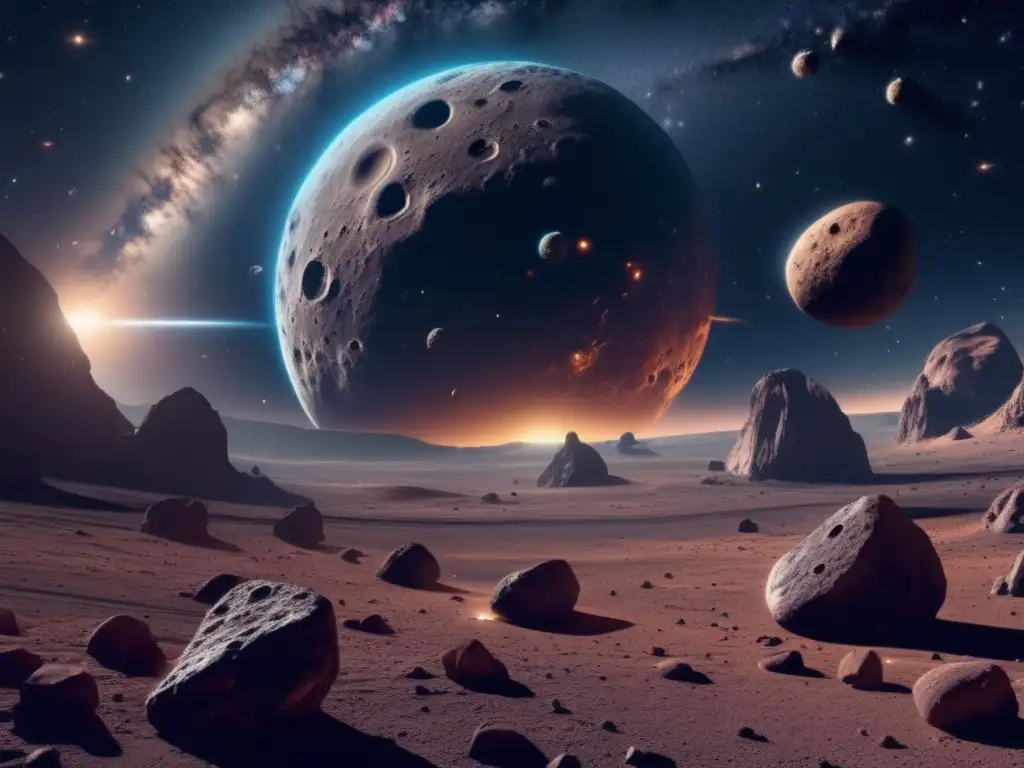 Exploración de asteroides binarios: científicos recolectan muestras en el espacio (110 caracteres)