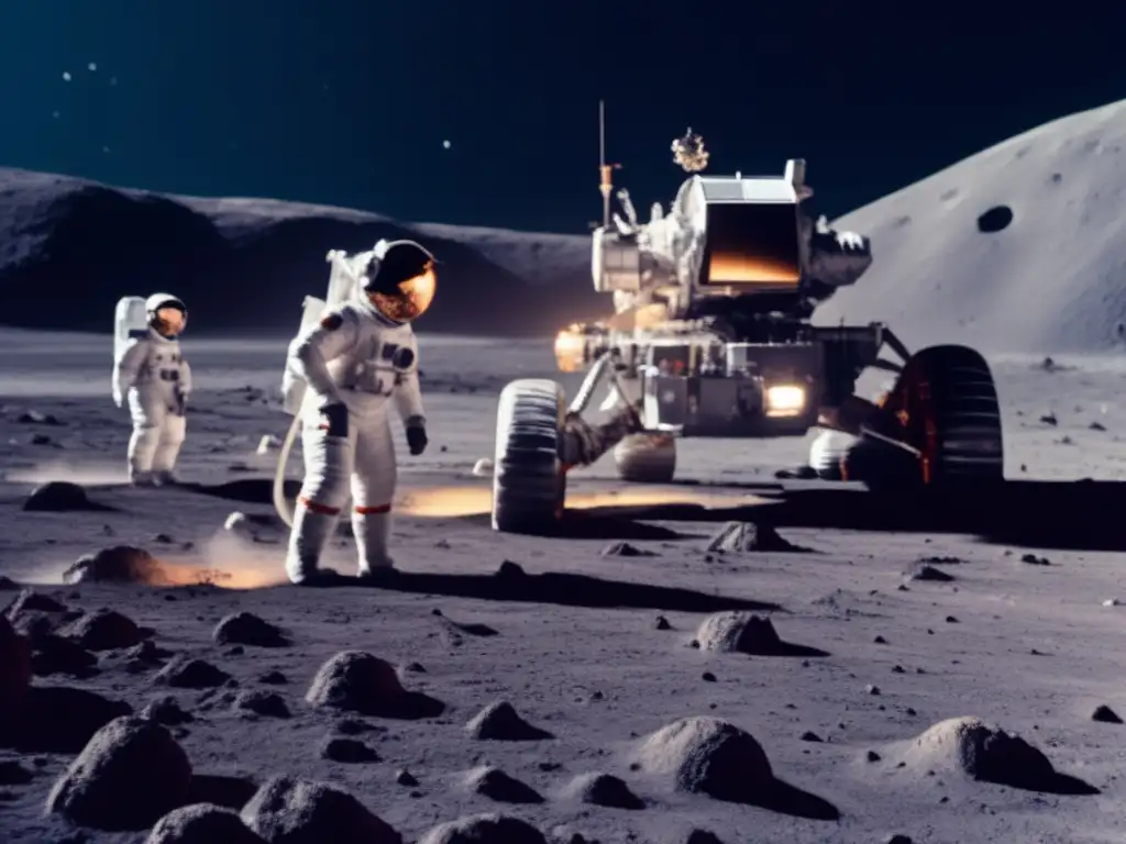 Exploración de asteroides cercanos a la Tierra: Astronautas en la superficie de un asteroide