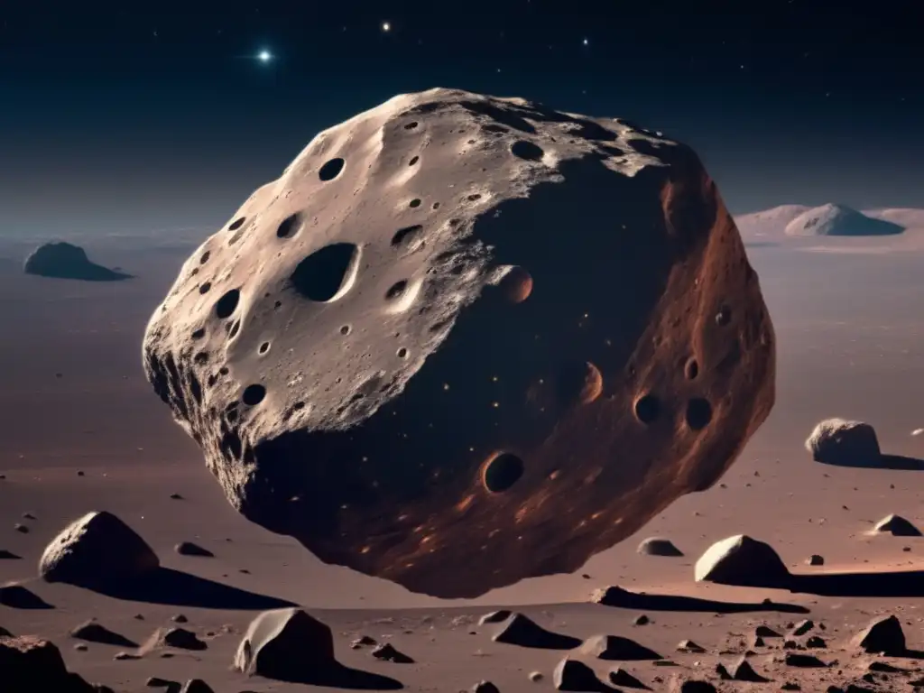 Exploración de asteroides grandes deformes en el espacio
