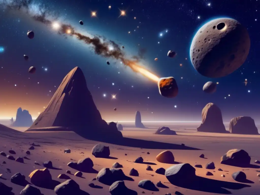 Exploración de asteroides: impactos y recursos en el universo