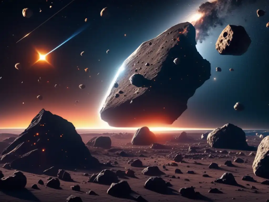 Exploración de asteroides irregulares para minería estelar en el espacio