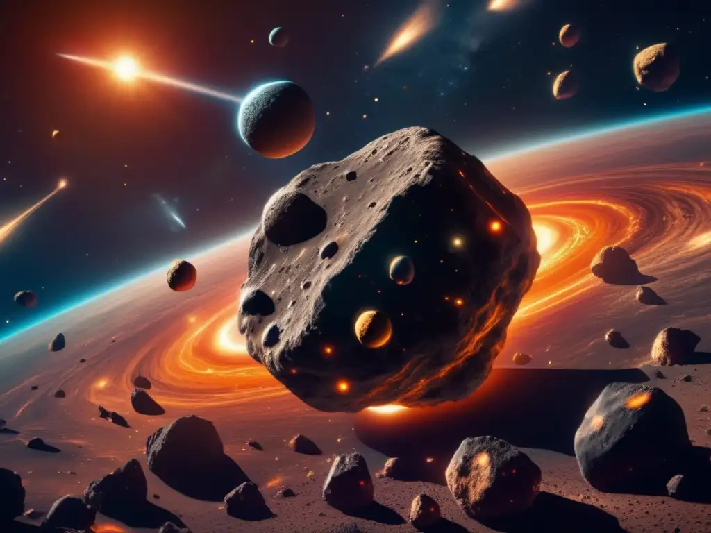 Exploración de asteroides múltiples en un deslumbrante escenario cósmico
