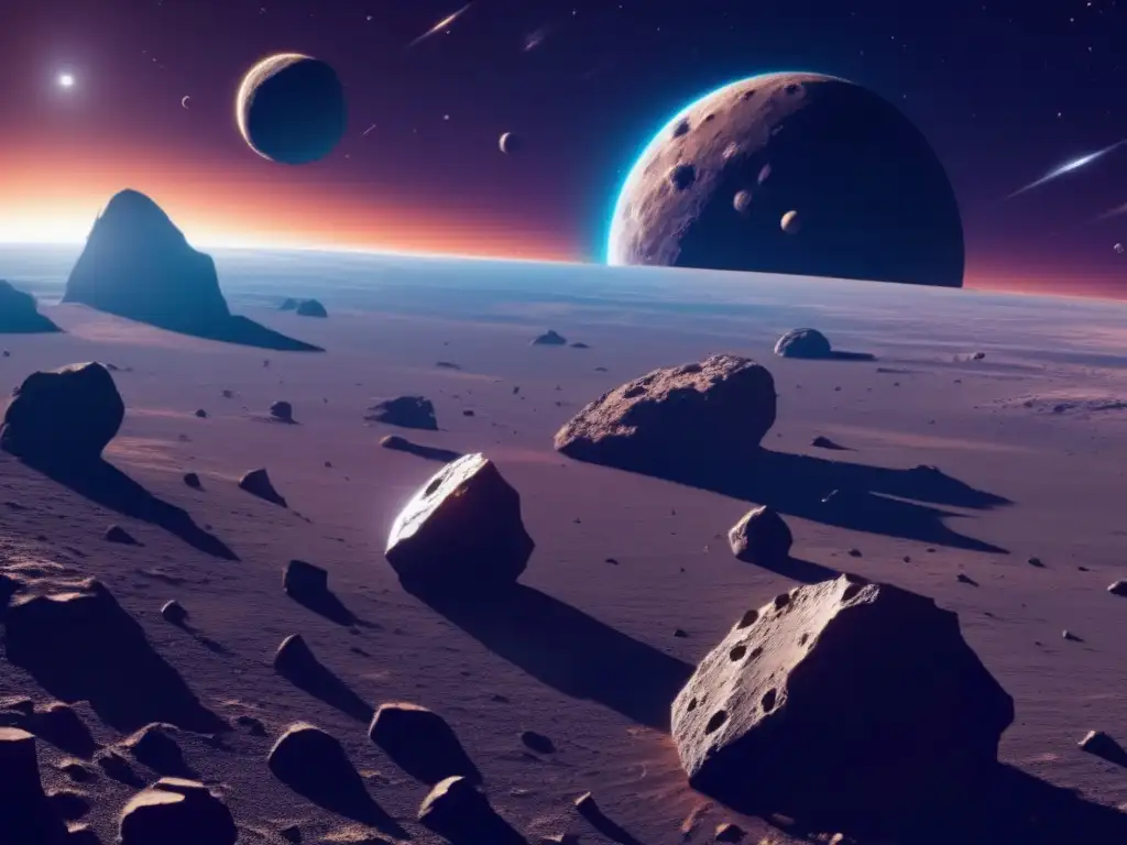 Exploración de asteroides prometedoras en vasto espacio celeste