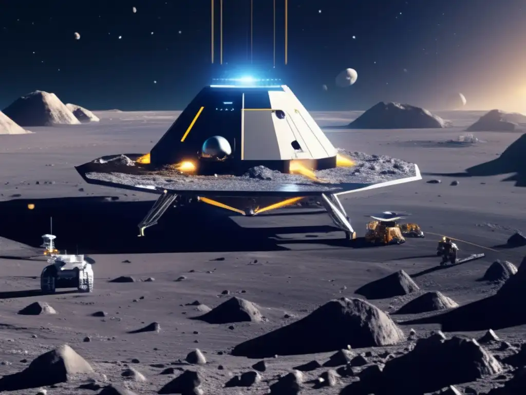 Exploración de asteroides como recurso en operación minera futurista
