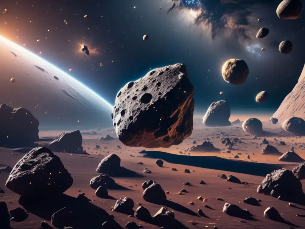 Exploración de asteroides para recursos espaciales en 8k