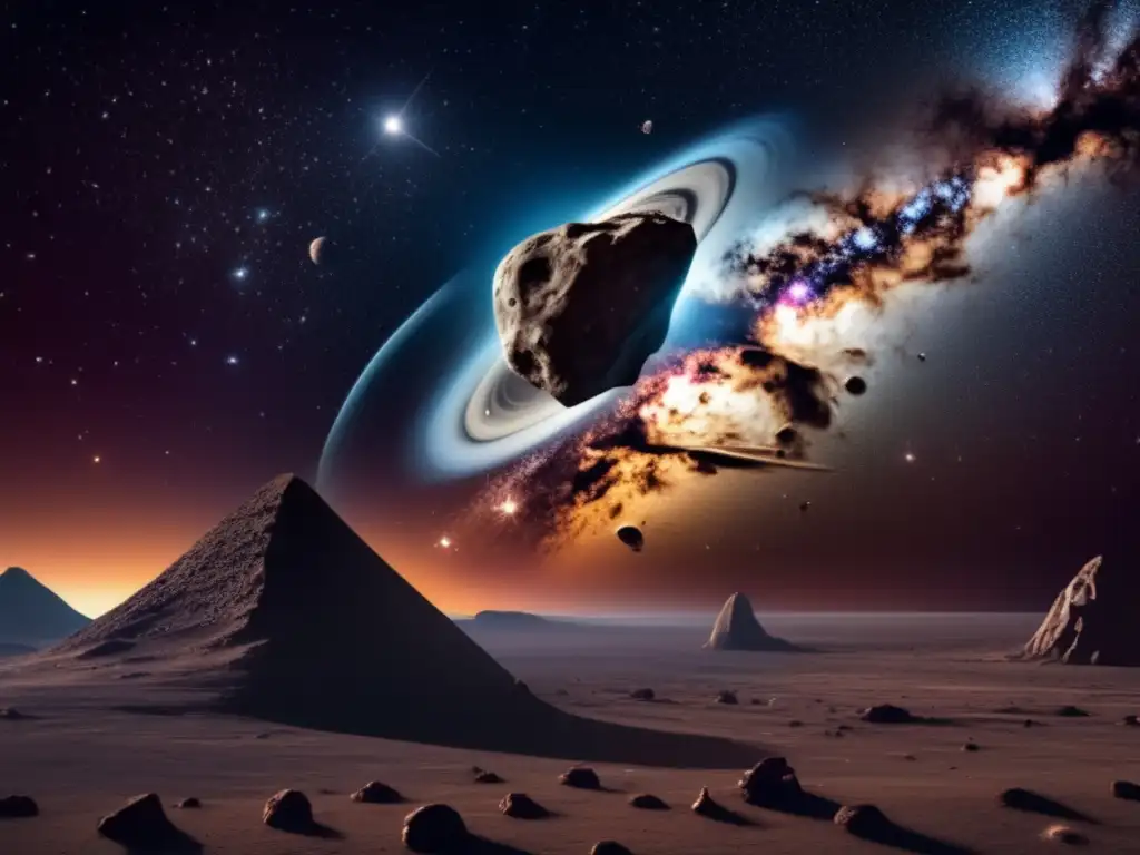 Exploración de asteroides revela secretos: paisaje cósmico deslumbrante