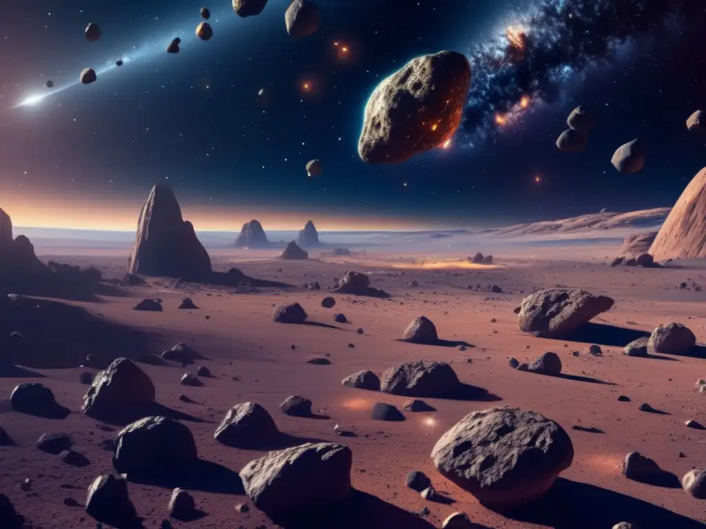 Exploración de asteroides de tipo V en el espacio
