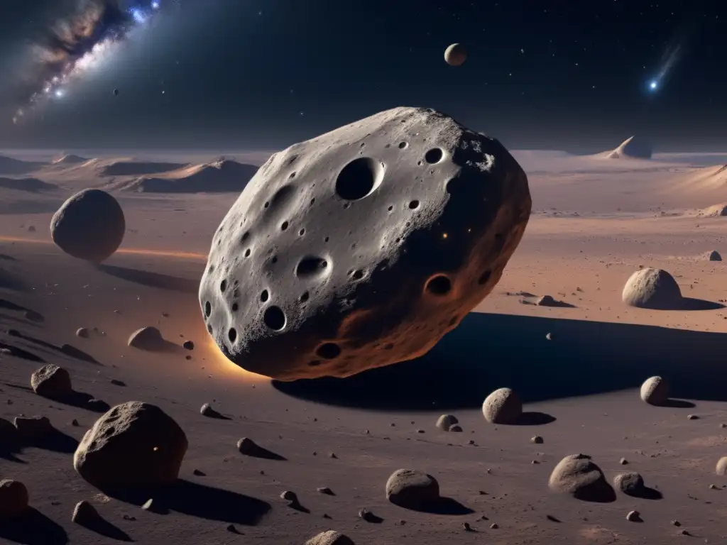 Exploración de asteroides tipo C en el espacio