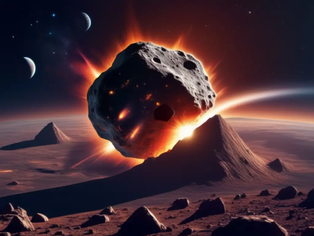 Exploración de asteroides tipo C: Historia cósmica silenciosa - Asteroides masivos en colisión, caos cósmico y efectos catastróficos