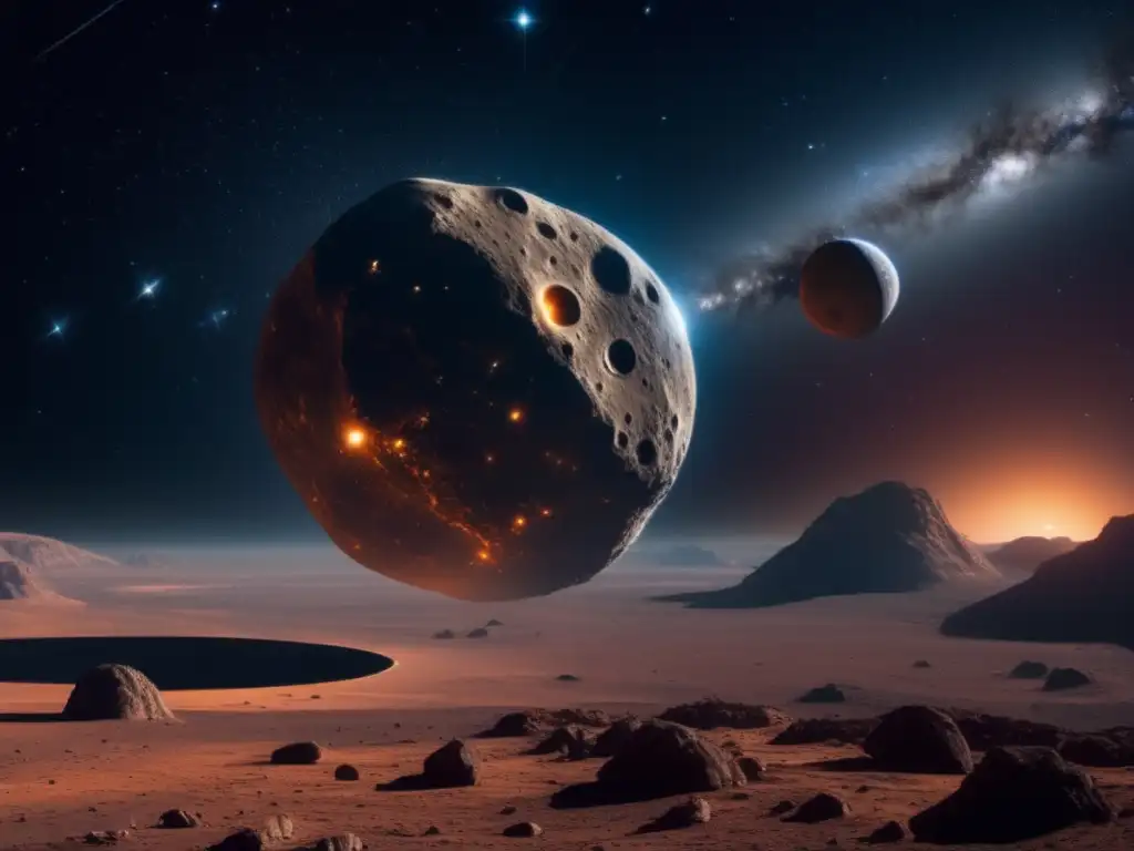 Exploración de asteroides tipo C en el vasto espacio