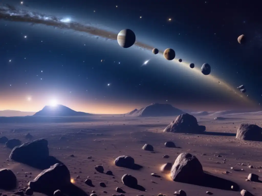 Exploración de asteroides en el universo