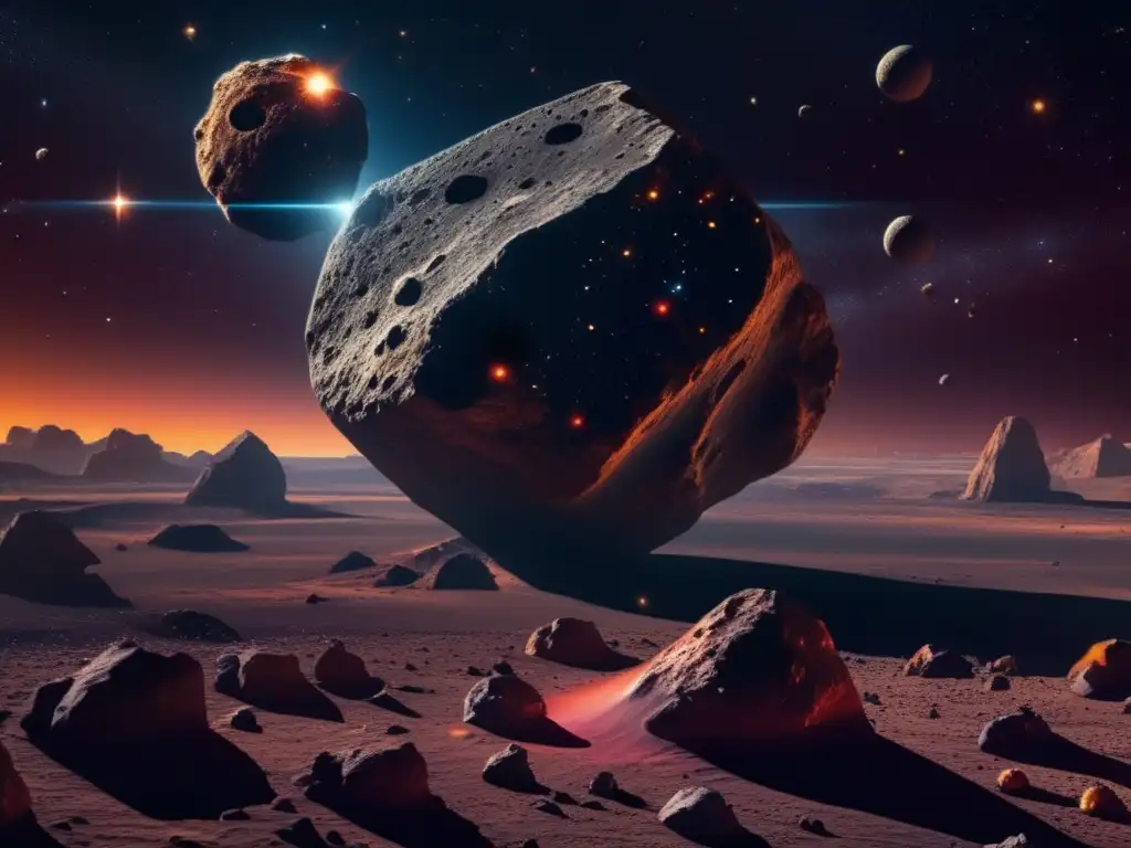 Exploración del cinturón de asteroides: fascinante imagen 8K muestra su vasta extensión y misterio cósmico