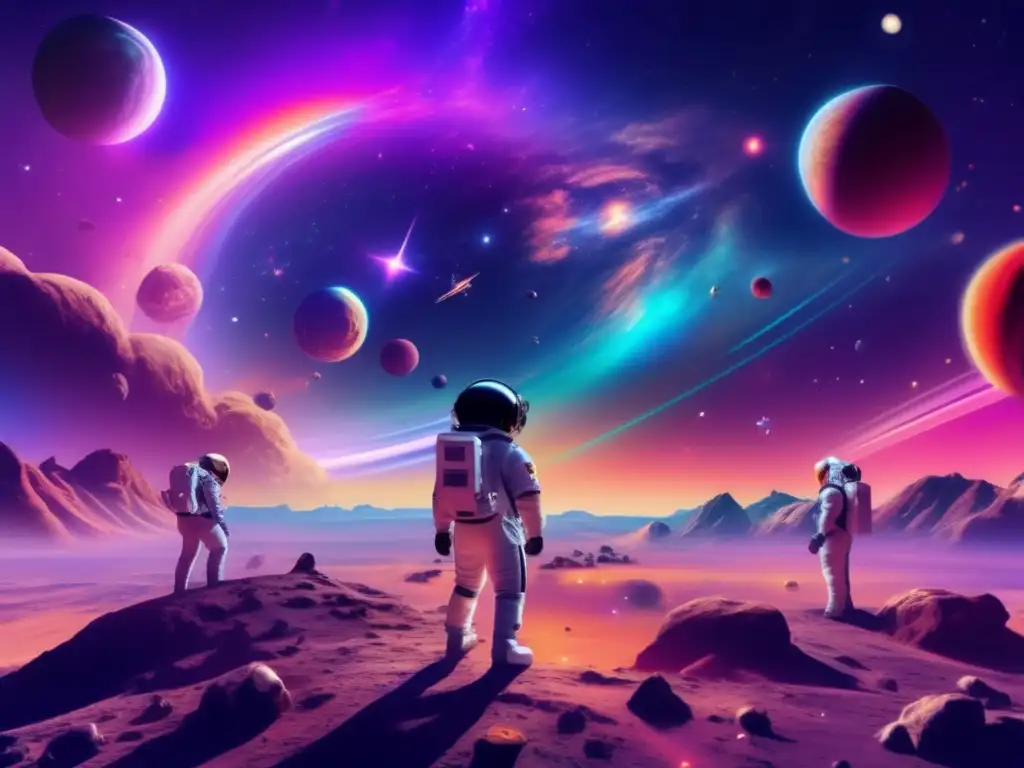 Exploración espacial con realidad aumentada - Astronautas