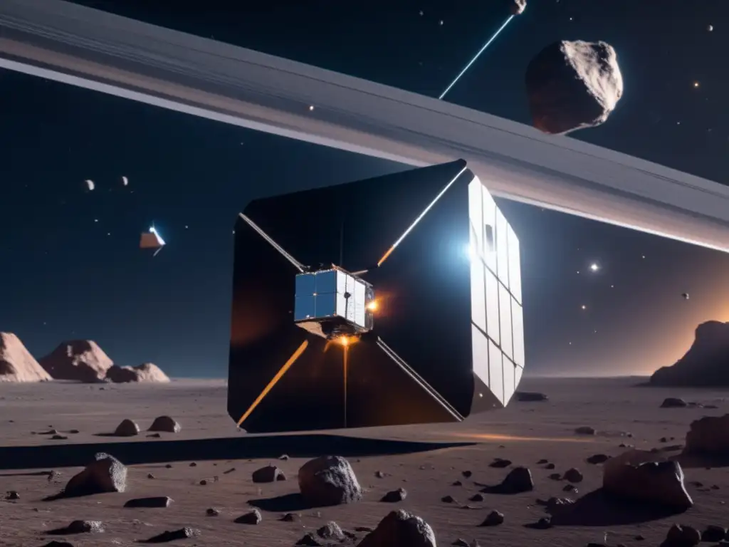 Exploración de asteroides: Misión CubeSat en el espacio futurista