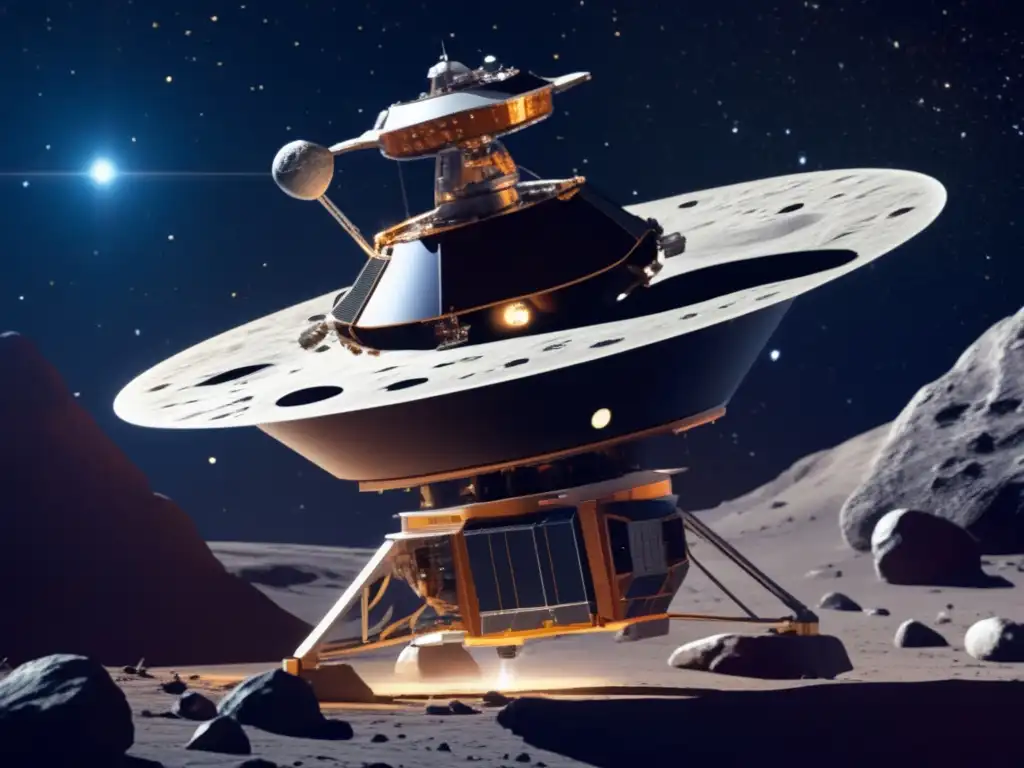 Exploración sostenible de asteroides con moderna sonda espacial