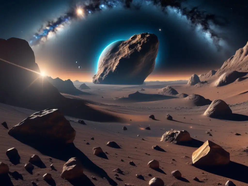 Explotación espacial de asteroides: Futuro minero de asteroides en el espacio