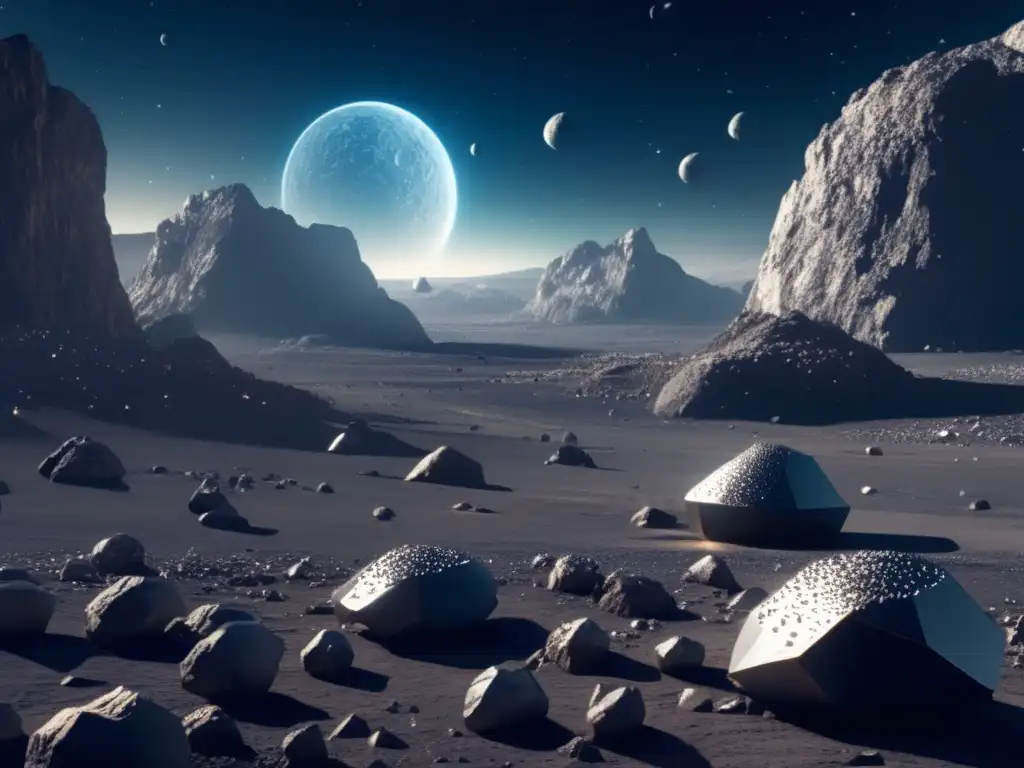 Extracción de metales de asteroides: Operación minera futurista en el espacio