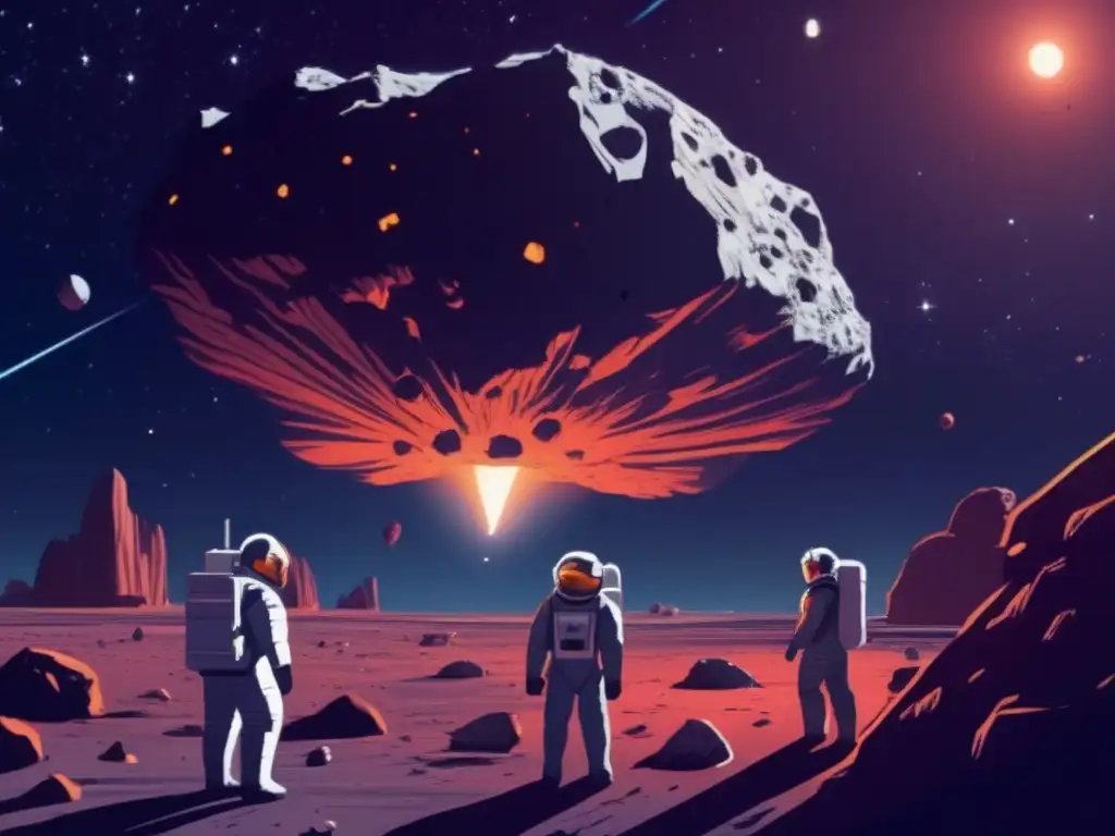 Extracción de recursos en asteroides con microorganismos