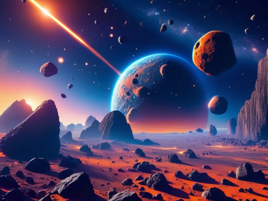 Extracción de recursos en asteroides mediante microorganismos en el espacio