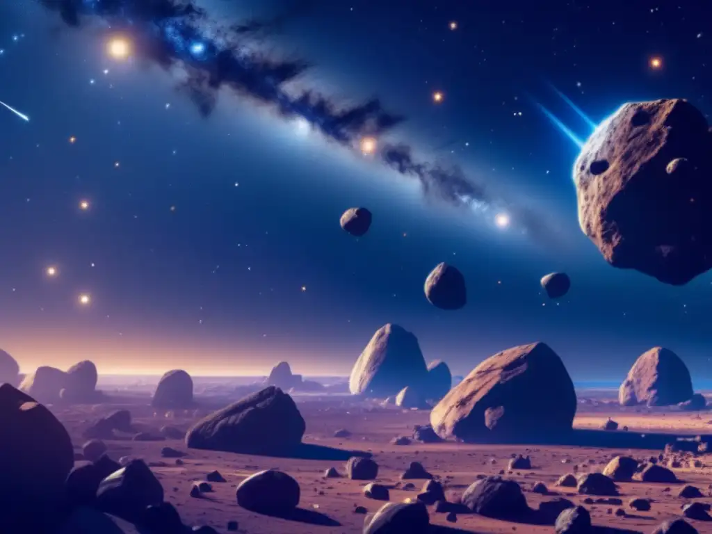 Un fascinante campo de asteroides, con vida en sistemas múltiples