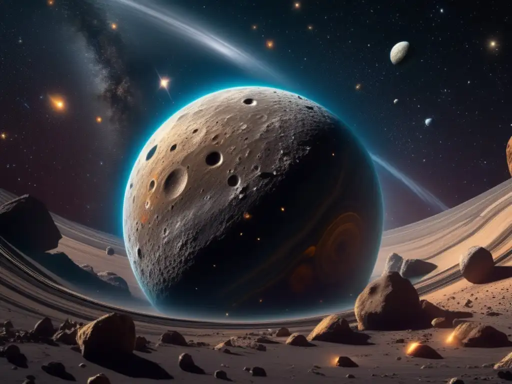 Fascinante historia asteroides Vesta Juno en el cinturón de asteroides