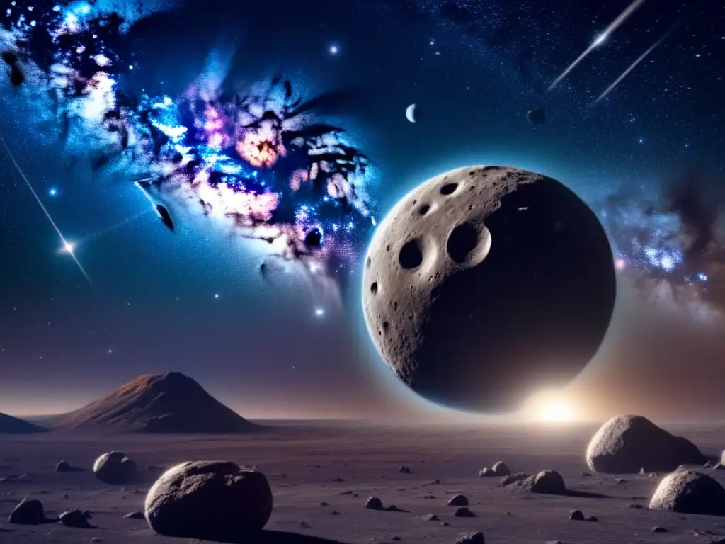 Fascinante historia asteroides Vesta Juno en espacio