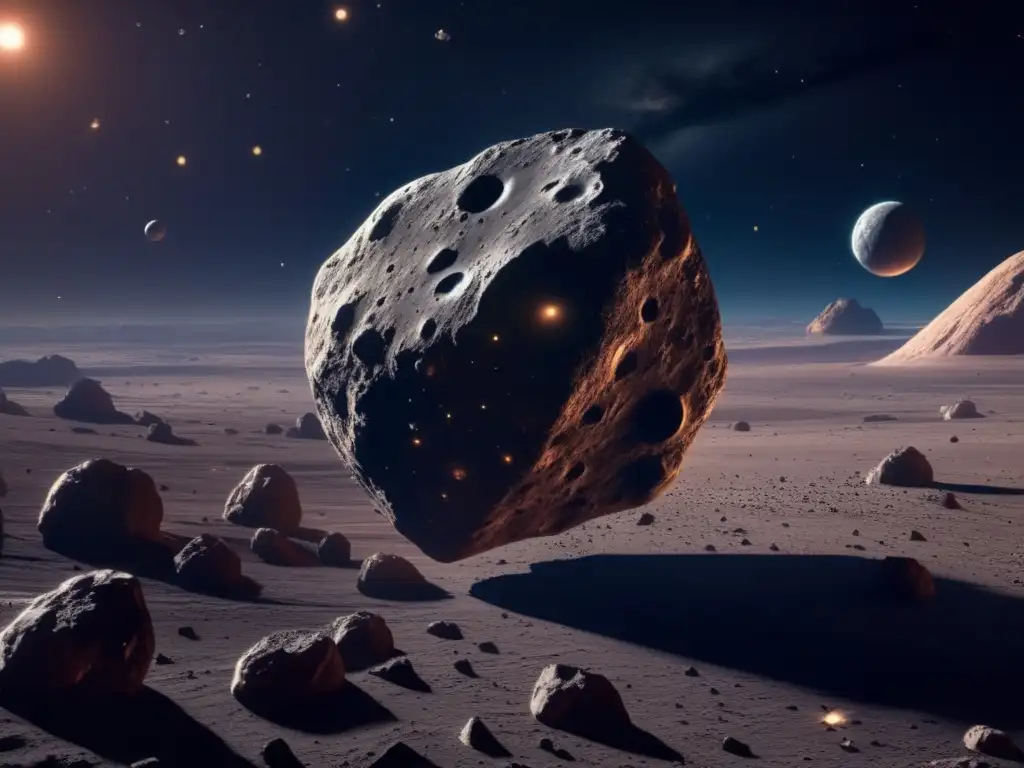 Fascinante imagen 8k de asteroides revela compuestos orgánicos y su uso en tecnología