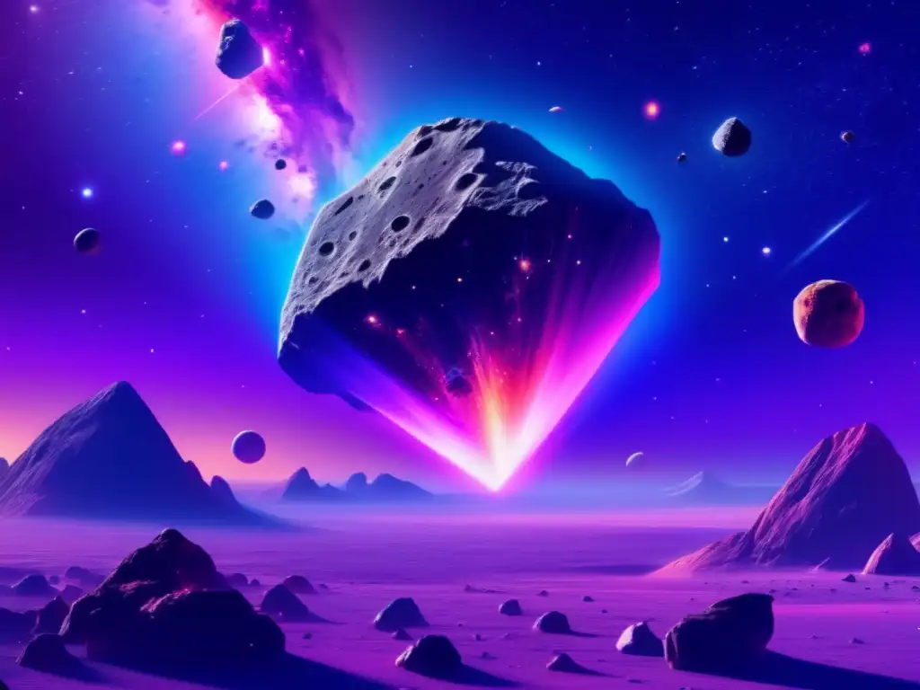 Fascinante paisaje cósmico con asteroides y creencias indígenas sobre su origen y poder
