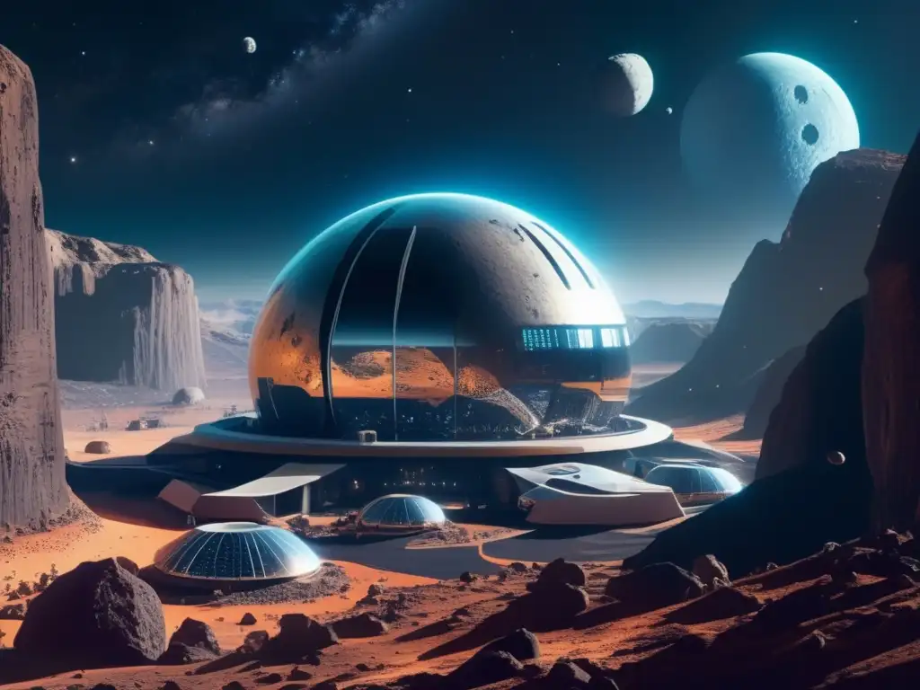 Futura colonia espacial en asteroide: exploración y explotación de asteroides