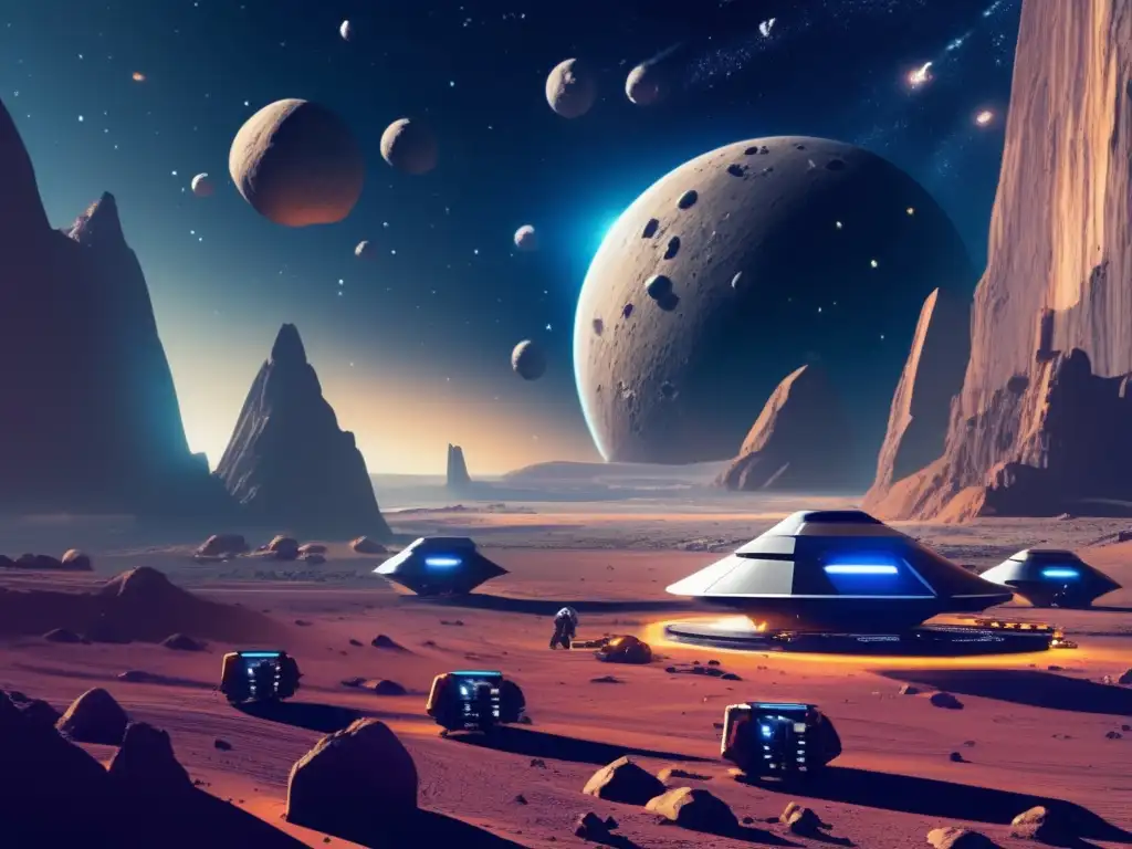 Futurista colonia minera de asteroides revela potencial de transformación social y económica entre las estrellas