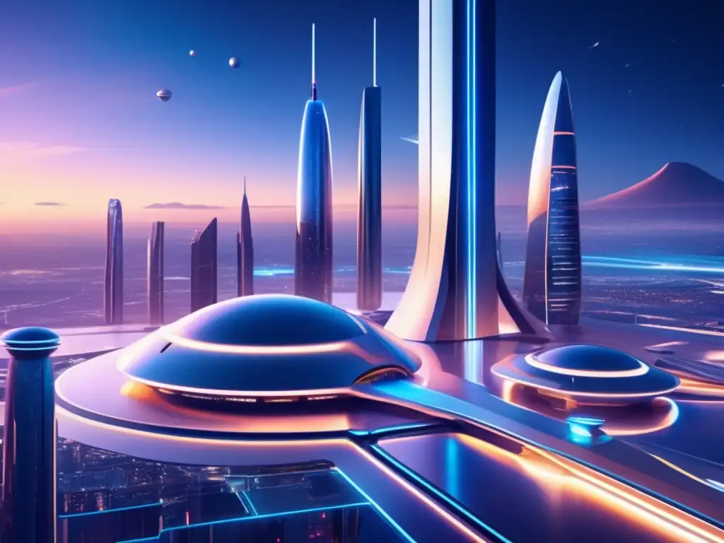 Futuro espacioportuario: arquitectura sofisticada, tecnología avanzada y automatización