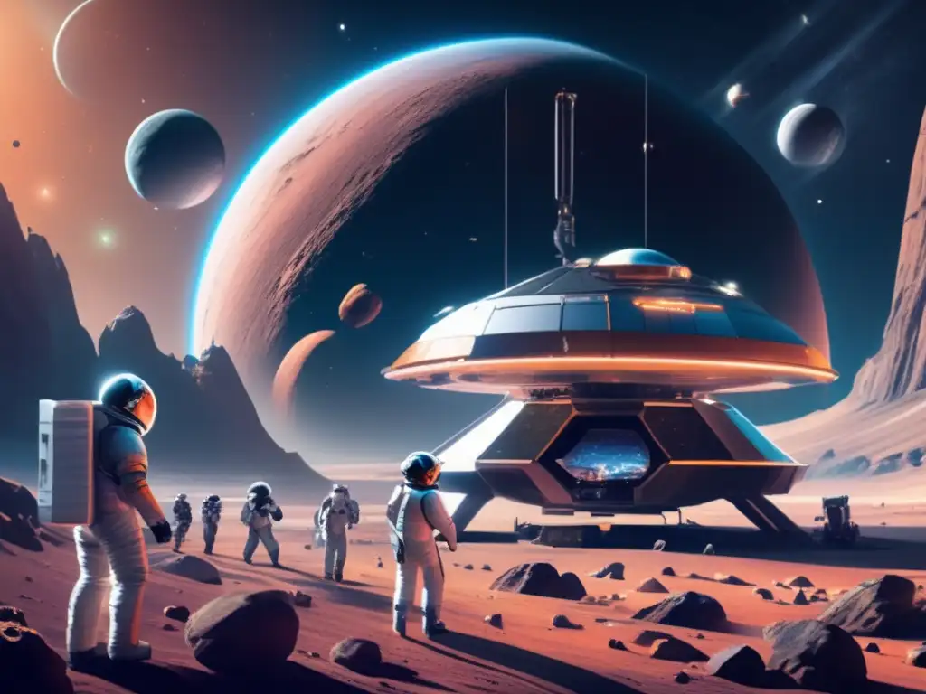 Futuro de la minería espacial: Estación espacial, asteroides y tecnología avanzada