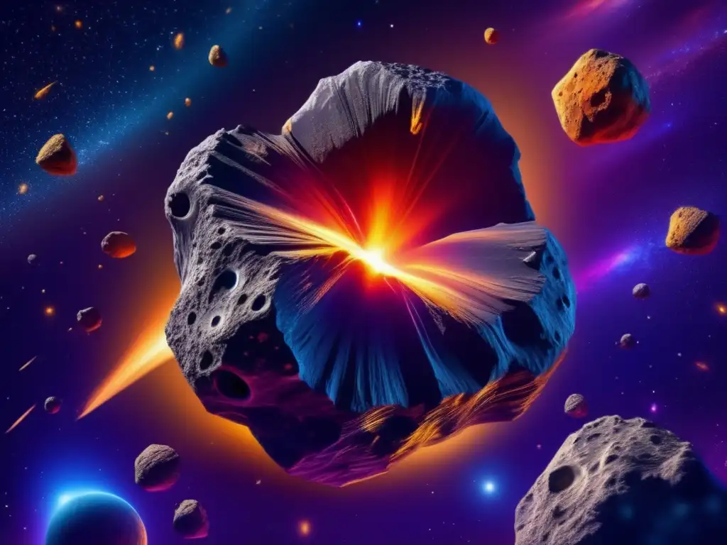 Geopolítica asteroides: Conflictos cooperación escenario espacial