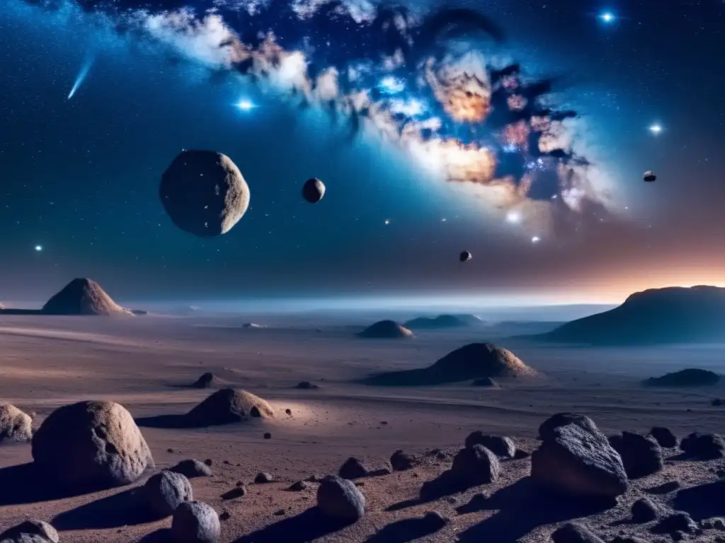 Descubriendo gigantes silenciosos: asteroides del cinturón en el espacio