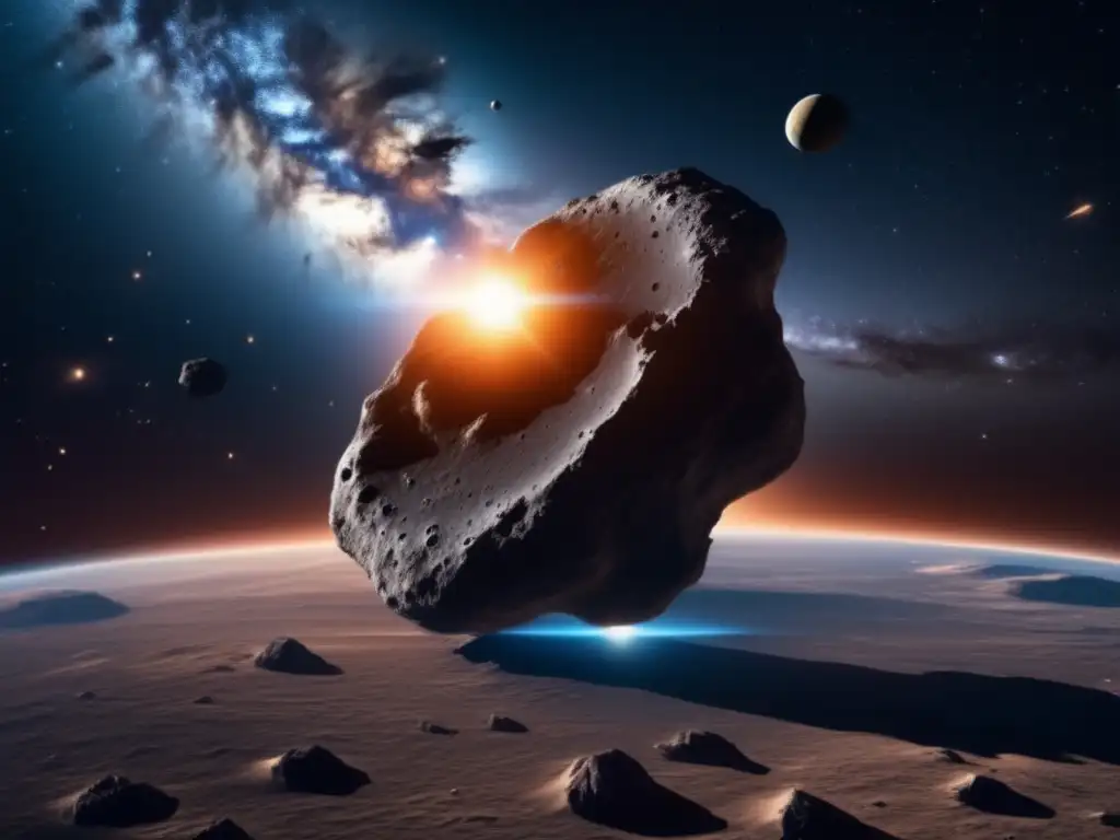 Utilizando la gravedad: Escena impresionante de defensa contra asteroides