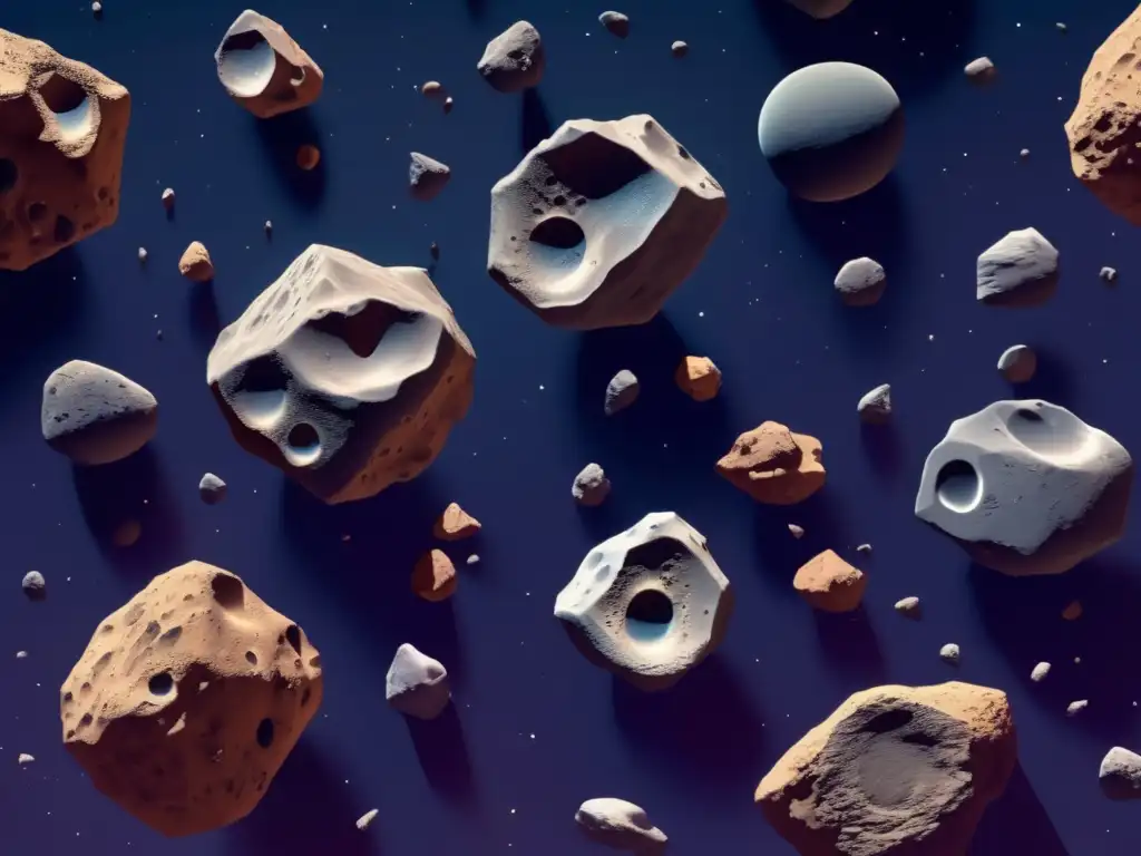 Grupo de asteroides en el espacio: Composición misteriosa Troyanos asteroides