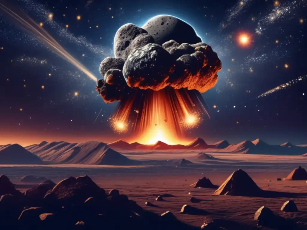 Historia de los asteroides centauros: colisión inminente con la Tierra