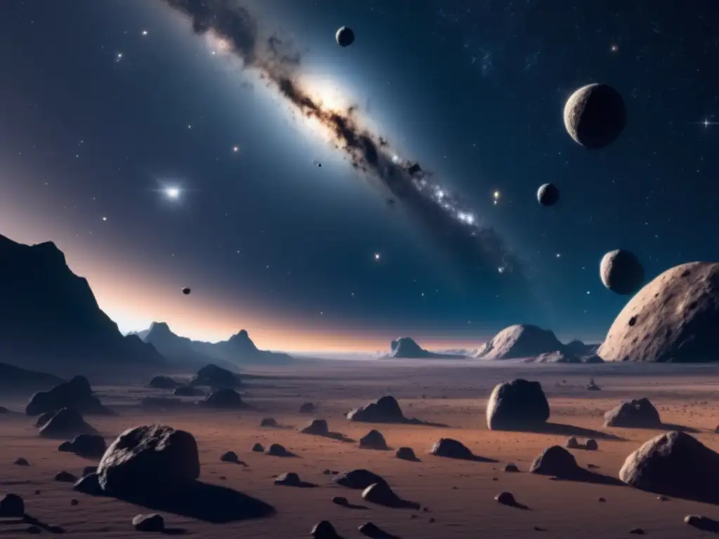 Historia y belleza del cinturón de asteroides, destacando Ceres y su evolución
